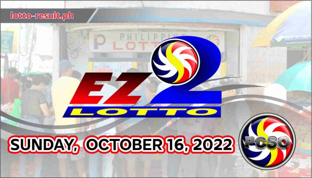 EZ2 RESULT Today, Sunday, October 16, 2022 - Official PCSO Lotto Result