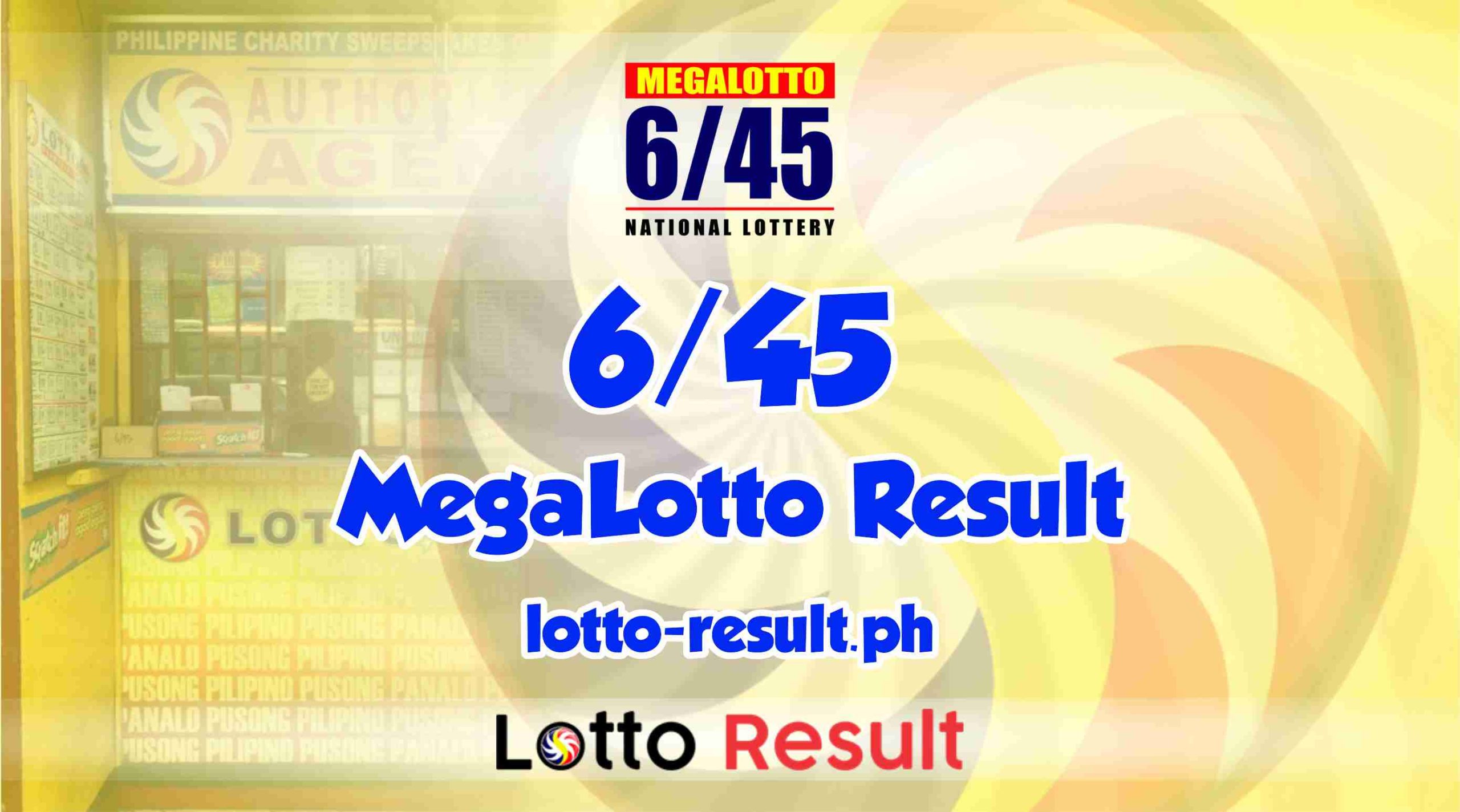 6/45 Lotto Result Official 6/45 Mega Lotto Result