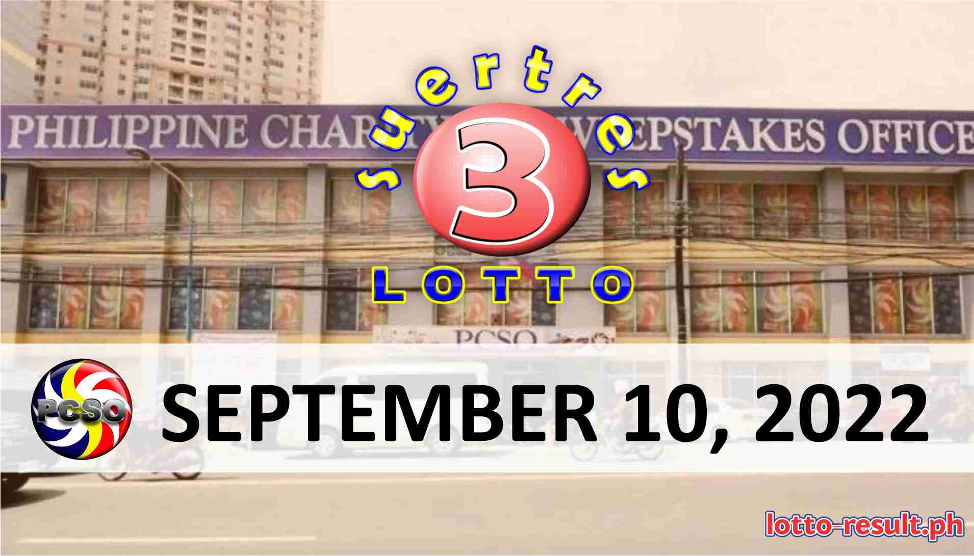 SWERTRES RESULT Today, Saturday, September 10, 2022 - Official PCSO ...