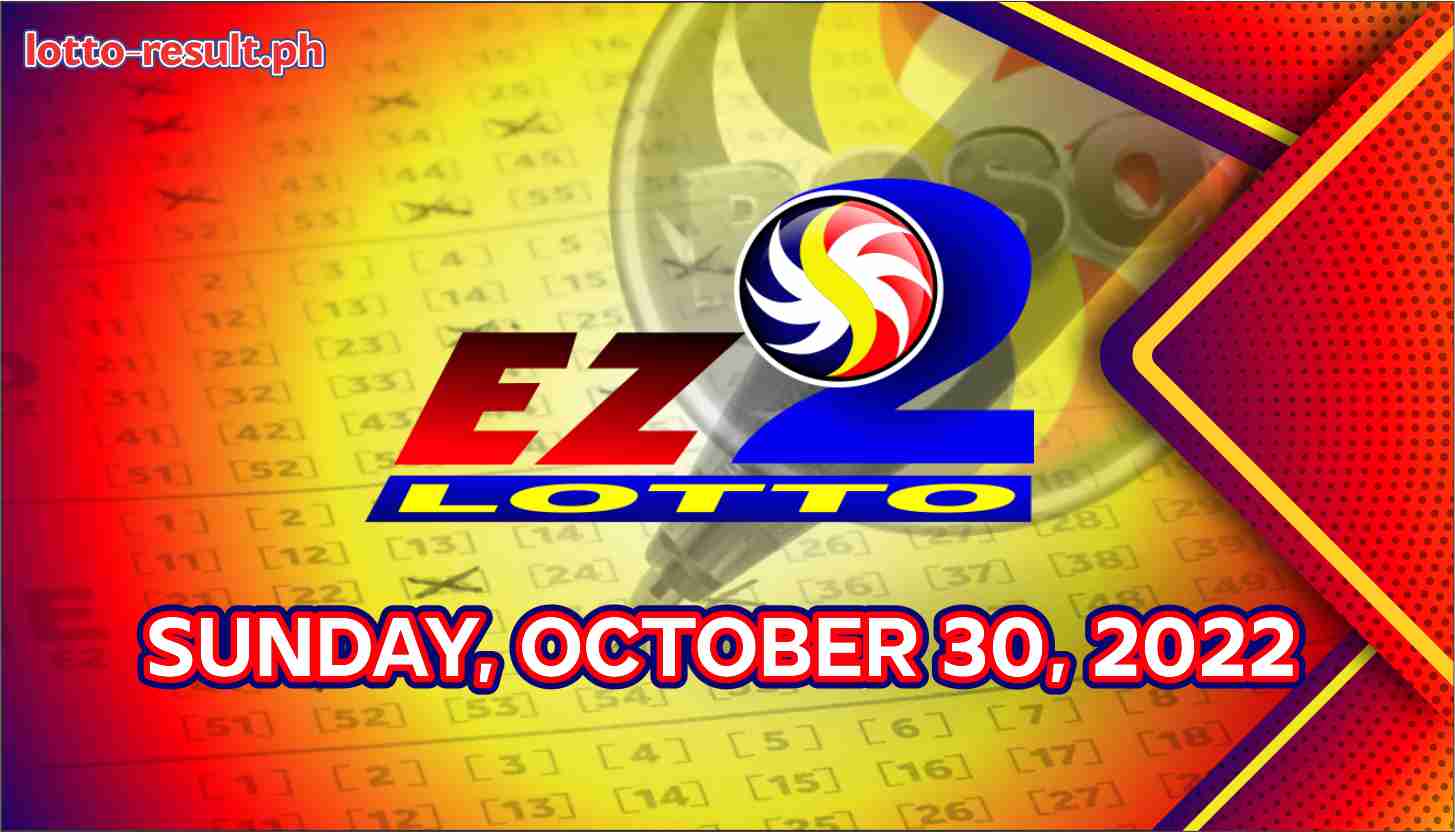 EZ2 RESULT Today, Sunday, October 30, 2022 Official PCSO Lotto Result