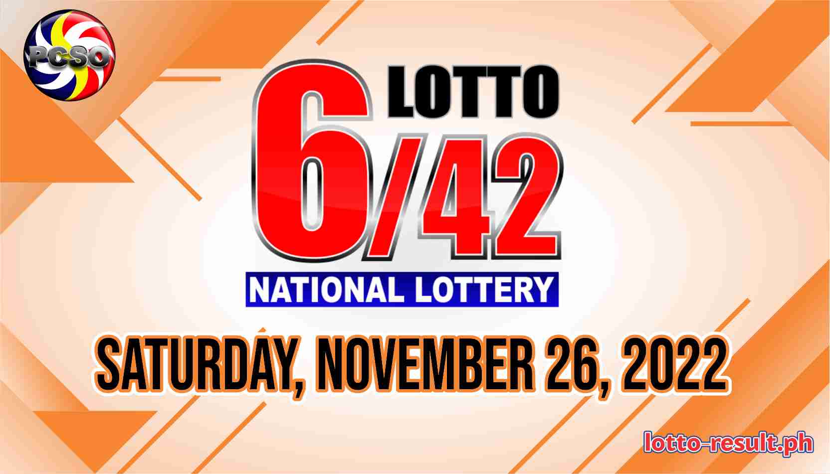 6/42 Lotto Result Today, Saturday, November 26, 2022 - Official PCSO ...