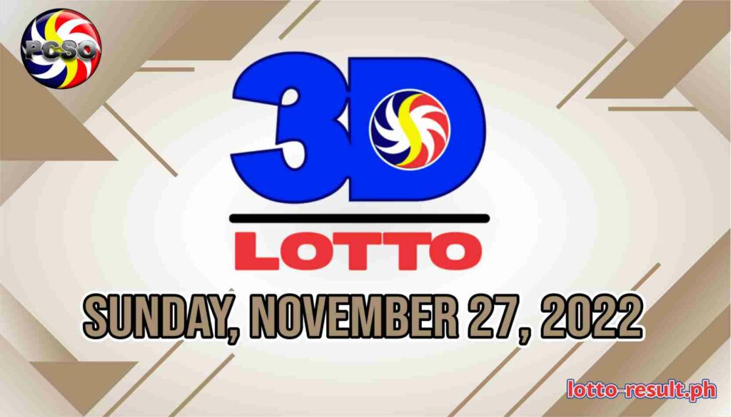 3D Lotto Result
