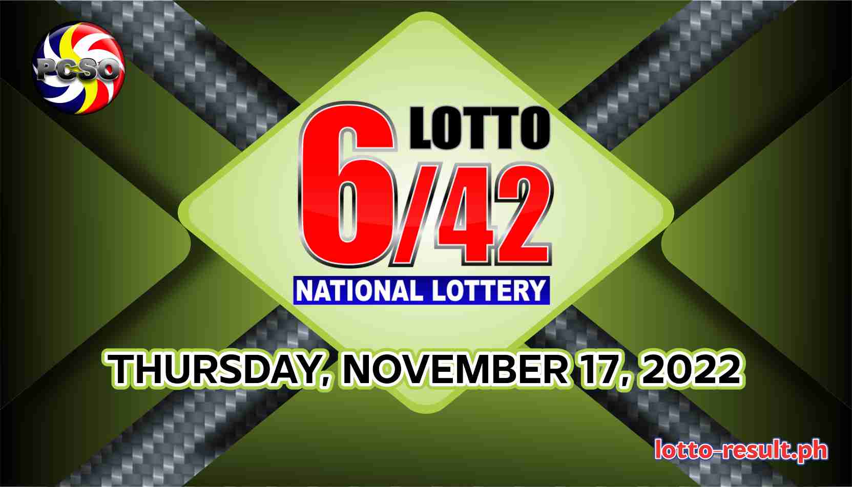 6/42 Lotto Result Today, Thursday, November 17, 2022 Official PCSO