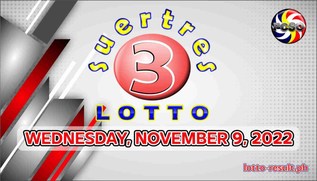 Swertres Result Today, Wednesday, November 9, 2022 - Official Pcso 