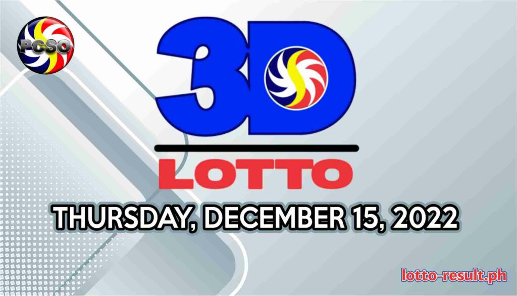 3D Lotto Result