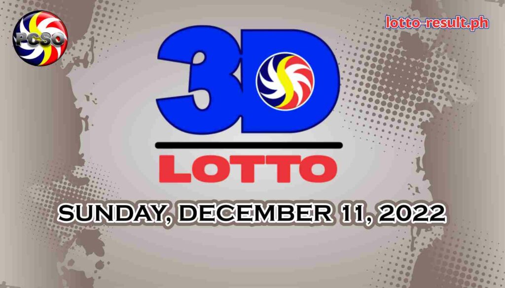 3D Lotto Result