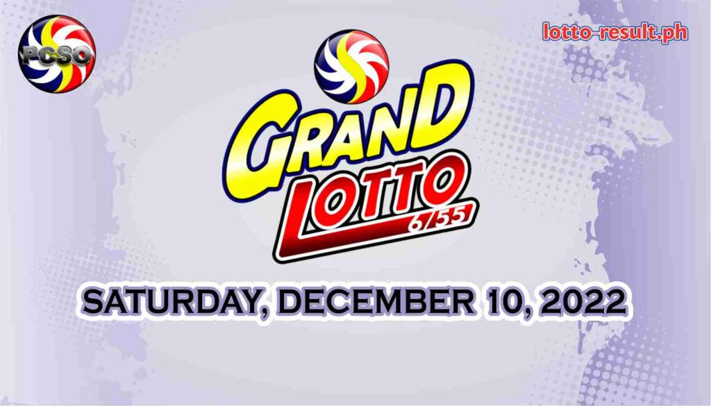 6/55 Lotto Result Today, Saturday, December 10, 2022 Official PCSO