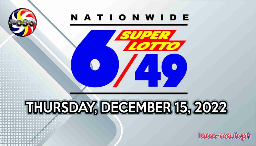 6/49 Lotto Result
