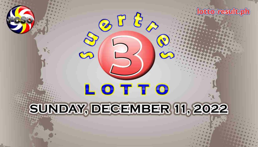 Swertres Result Today, Sunday, December 11, 2022 - Official Pcso Lotto 